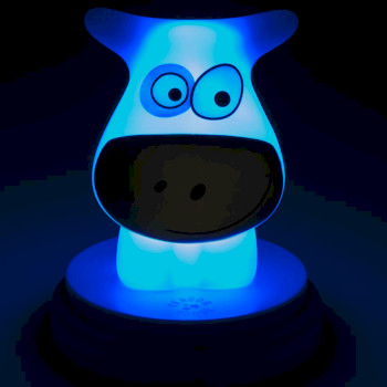 NAUGHTY COW Naughty cow led nachtlampje koe blauw Product foto